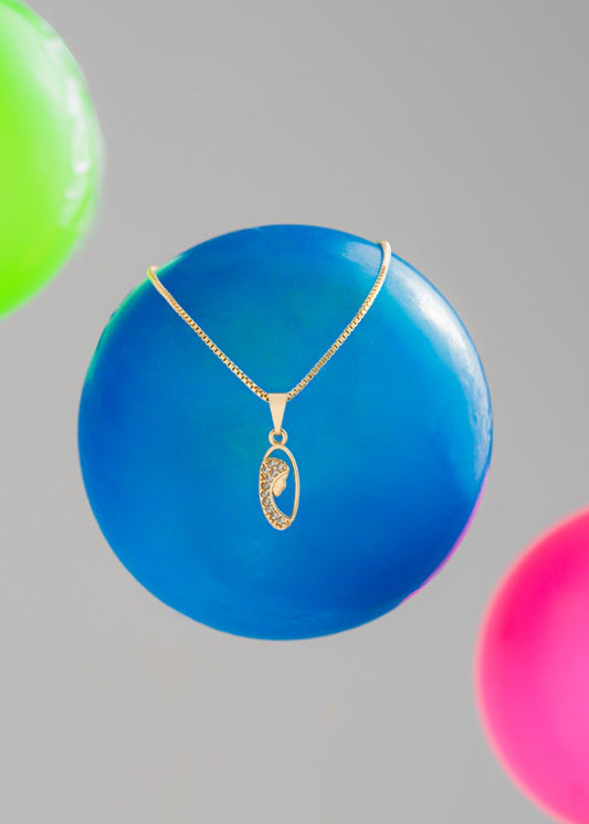 Cadena Veneciana IT 0.7mm (45cm) + Dije Virgen niña